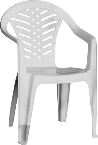 Пластмасов Стол Malibu бял - Pvc столове
