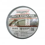 Лента бандажна сива 50мм. х 10м. DECOREX