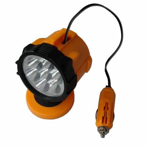 Работна лампа 12V 7 LED  магнит - Работни лампи
