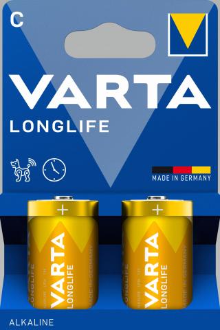 Батерии Varta Longlife C 2бр - Батерии