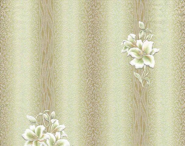 Тапет Зелени цветя Шарлота - Тапети симплекс