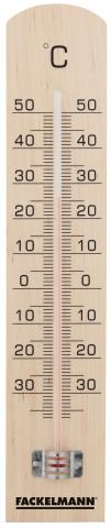 Дървен термометър 25 см - Термометри