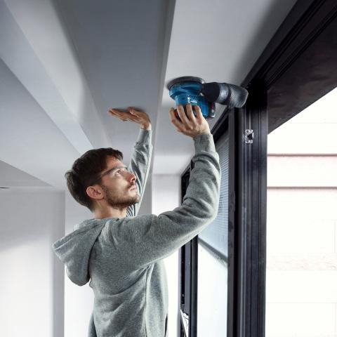 Акумулаторен ексцентършлайф Bosch Blue GEX 185 Solo, снимка 10 - Ексцентършлайфи