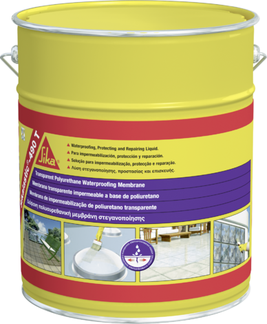 Хидроизолационна мембрана Sika lastic 490T, 5 кг - Смеси за хидроизолация