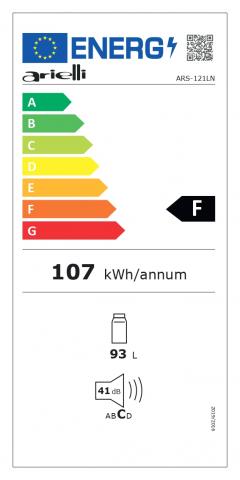 Хладилник ARIELLI ARS-121LN, снимка 2 - Хладилници и фризери