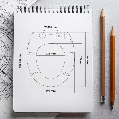 Тоалетна седалка Concrea, снимка 2 - Дуропласт
