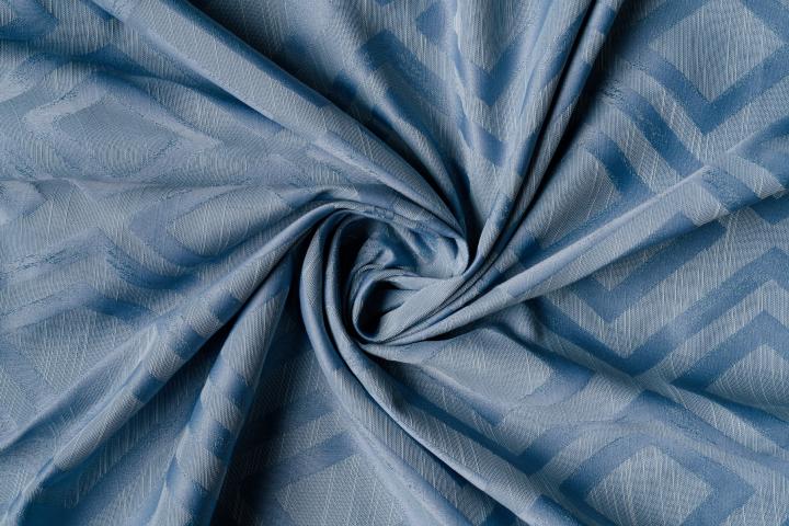 Перде Giuseppe 280 см синьо, снимка 5 - Пердета по каталог (поръчка)