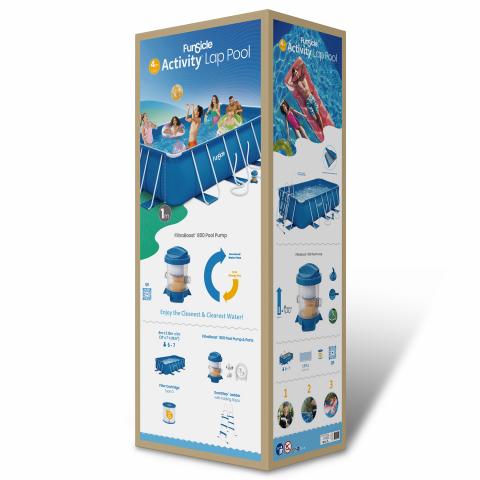 Басейн 400x200x100 см, снимка 6 - Басейни с тръбна конструкция