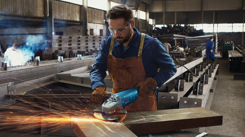 Ъглошлайф Bosch GWS 2200-230, снимка 5 - Ъглошлайфи 230мм