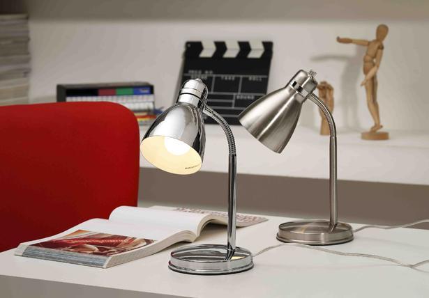 Работна лампа MARTIN хром мат - Настолни лампи