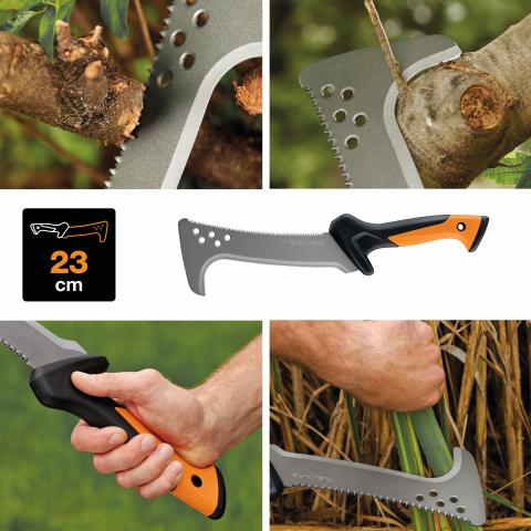 Мачете-трион Fiskars Billhook Solid 45см, снимка 2 - Триони и ножове