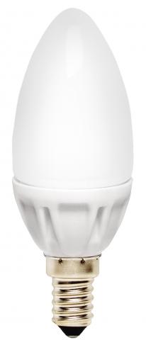 LED крушка стъкло 3.5W E14 B35 матирана 3000K - Лед крушки е14