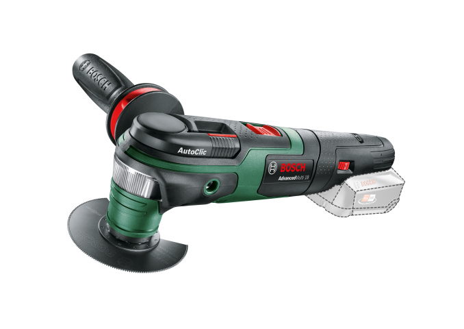 Акумулаторен мултифункционален инструмент Bosch Advanced Multi 18V Solo, снимка 2 - Мултифункционални инструменти и аксесоари
