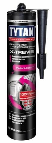 TYTAN PROFESSIONAL X-treme покривен уплътнител с фибри, 280 МЛ - Силикони