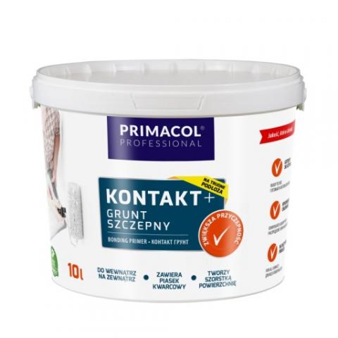 Грунд Primacol Kontakt+ 7.5 кг бял - Грунд за бои за стени
