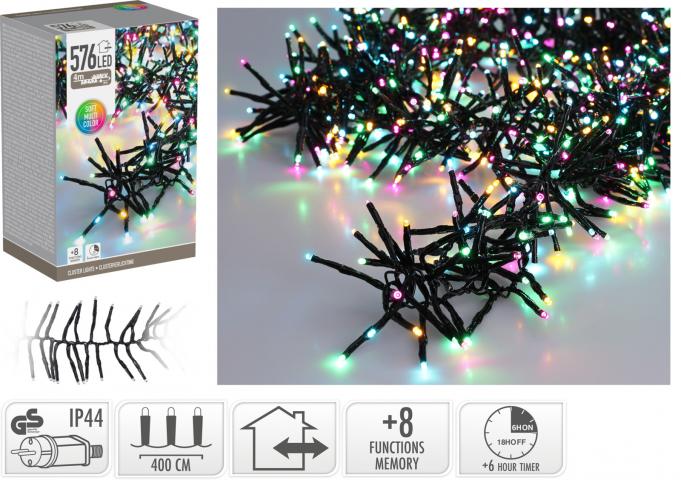Светлинен клъстер 576 LED - Светеща верига