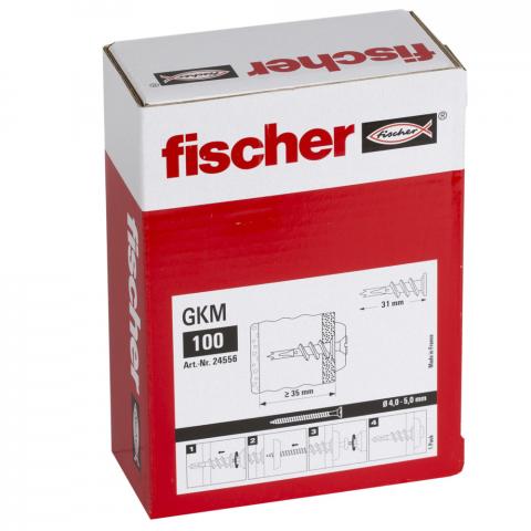 Дюбел за гипсокартон GKM K Fischer, снимка 2 - Дюбели за гипскартон и газобетон