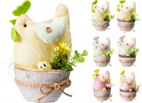 Декорация пиле с цветя