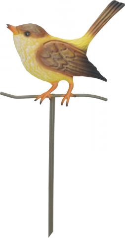 Градински стик метална птица 45см, снимка 6 - Фигури