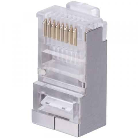 Конектор RJ45 FTP CAT5E Solid 20бр./опк, снимка 2 - Кабелни накрайници