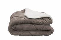 Завивка Easy Home Sherpa 240х220 см шоколад