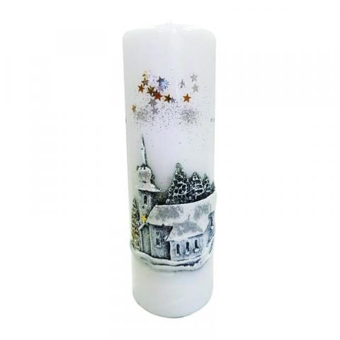 Коледна свещ цилиндър 50x160 см - Коледни артикули