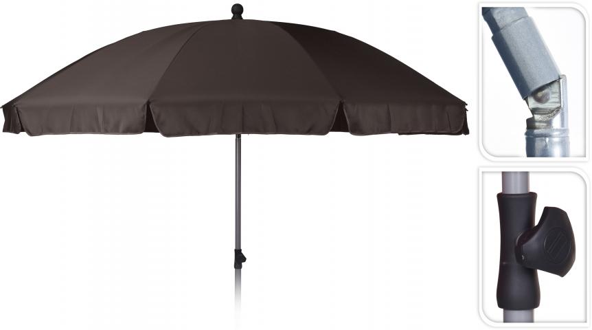Балконски чадър ф250см, таупе - Балконски чадъри
