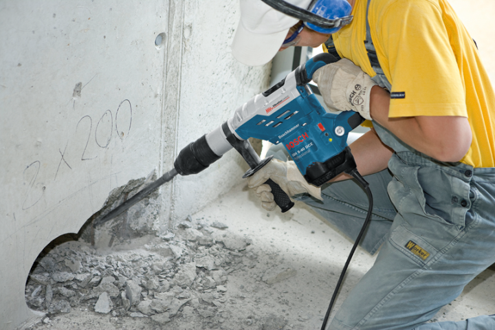 Перфоратор  Bosch Blue GBH 5-40 DCE, снимка 3 - Кабелни перфоратори
