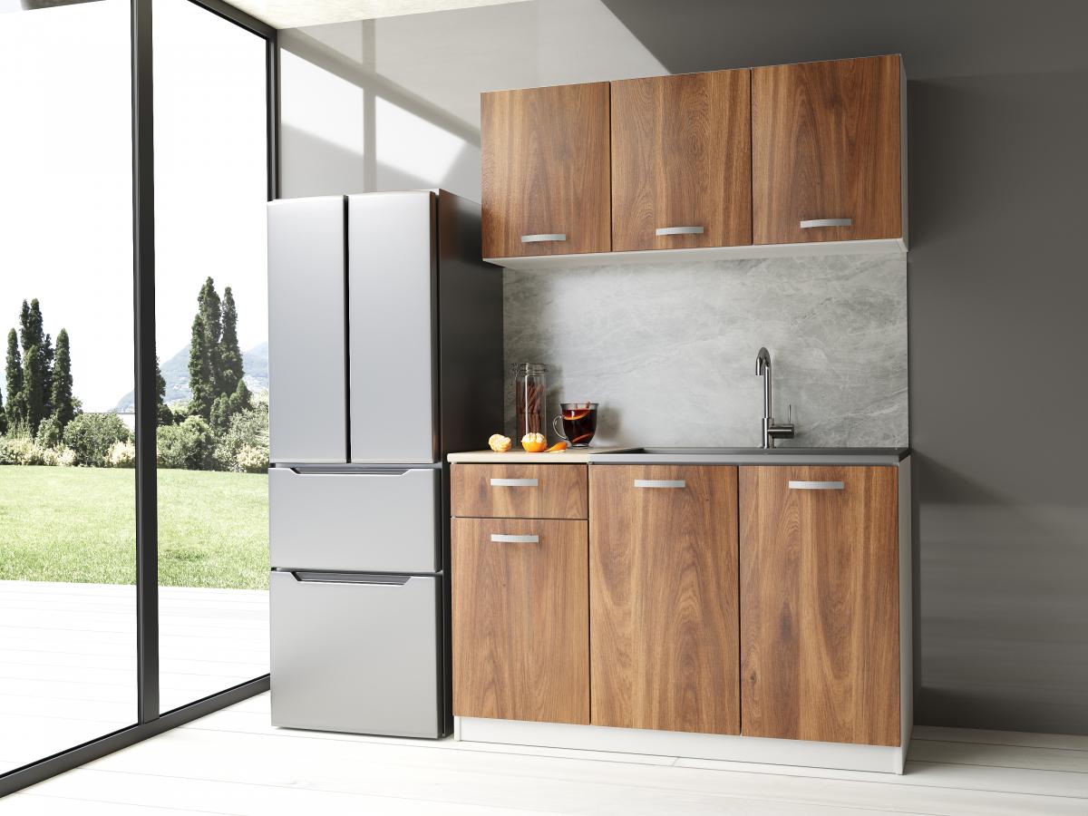 Кухня Мирана 130 см, дъб кастело коняк 17343930 на топ цена — Home Max ...