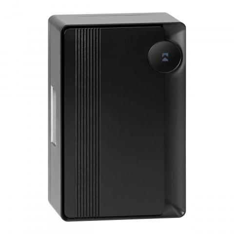 Звънец STRATIS AC 230V 80dB Bim-Bam Черен двутонен - Звънци електрически