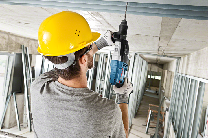 Перфоратор Bosch Blue GBH 2-28, снимка 9 - Кабелни перфоратори