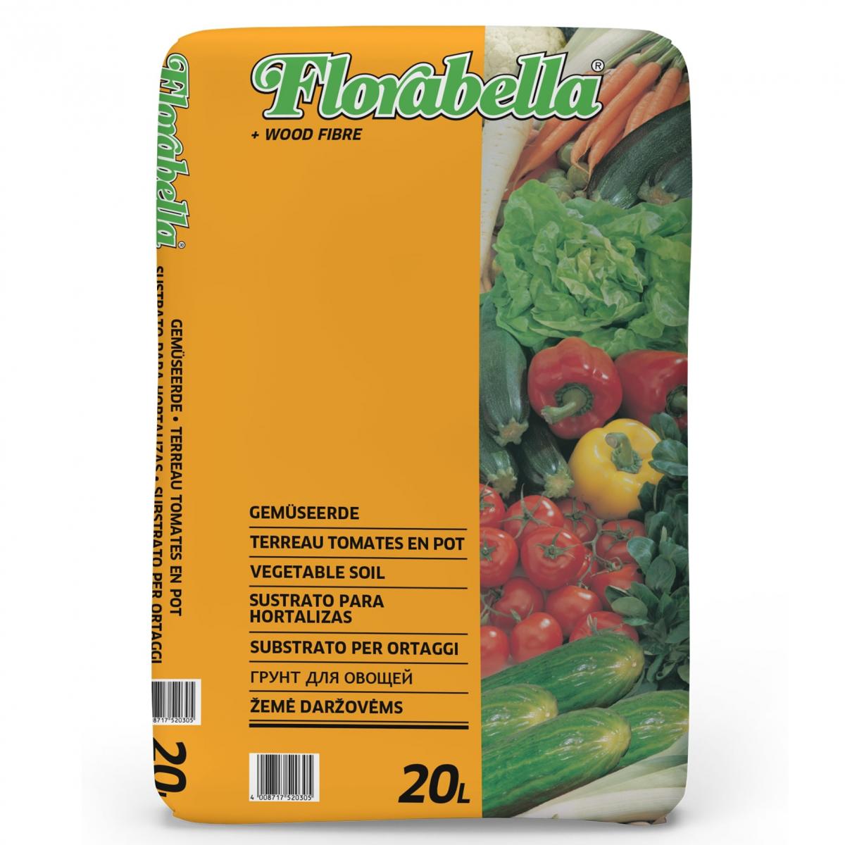 Florabella Почва за зеленчуци 20л 09016149 на топ цена — Home Max | ex  Baumax