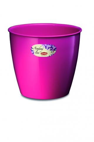Кашпа Academy розова ф18см - Пластмасови кашпи