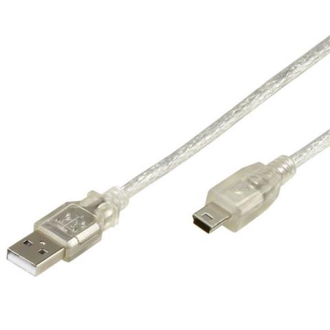 Кабел mini USB 25413 Vivanco 1.8 м - Телевизори, аксесоари