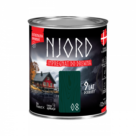 NJORD боя 0.75л цвят 08 - Импрегнатори за дърво