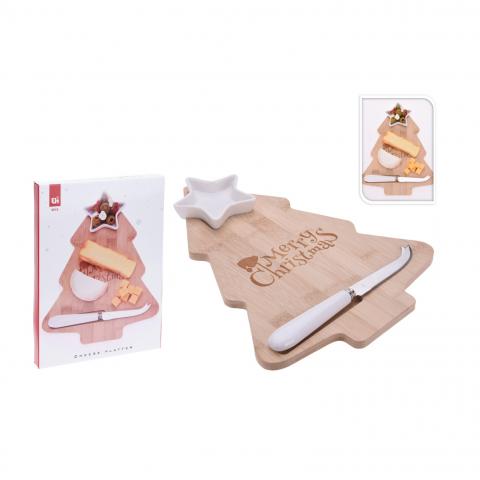 Коледен сет за сервиране на сирена, снимка 2 - Коледни артикули