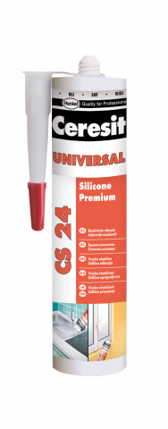 Универсален силикон CS24  бял 280 мл - Силикони