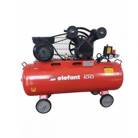 Компресор XY2065A-100 ELEPHANT 100L 8bar, снимка 2 - Компресори