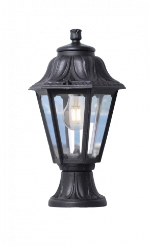 Градинска лампа  MIKROLOT/ANNA Е27 IP55 Fumagalli, черен - Градински лампи