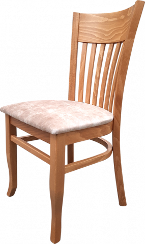 Трапезен стол Лира, меден дъб/рамада - Столове