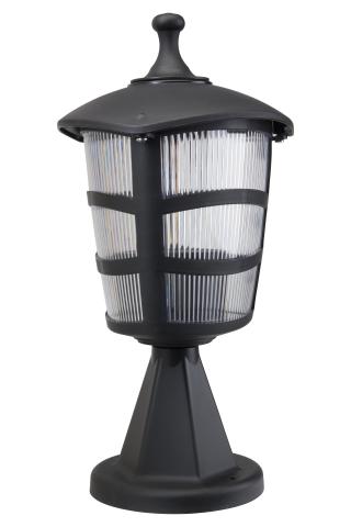 Градинска лампа БАРИ E27 IP44 h340 черен - Градински лампи