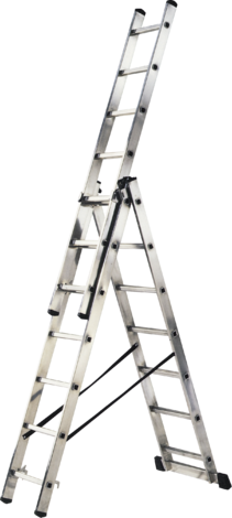 Алуминиева стълба 3х7 - Строителни стълби