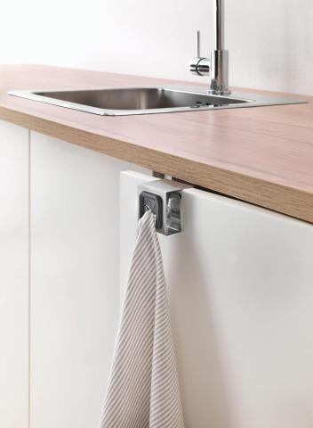 Държач за кърпи Tidying Inox 8.5x14.5 см, снимка 2 - Кухненски аксесоари за окачване