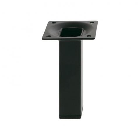 Метален крак 25x25x300мм черен - Метални и PVC крака