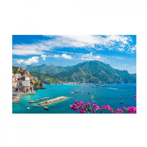 Картина Famous Amalfi coast 60x90 см, снимка 3 - Картини и рамки