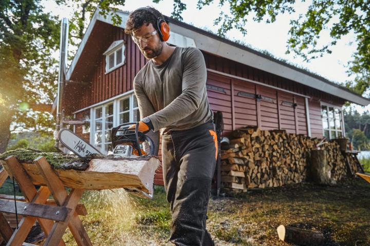 Бензинов верижен трион Stihl MS 162, снимка 4 - Верижни триони