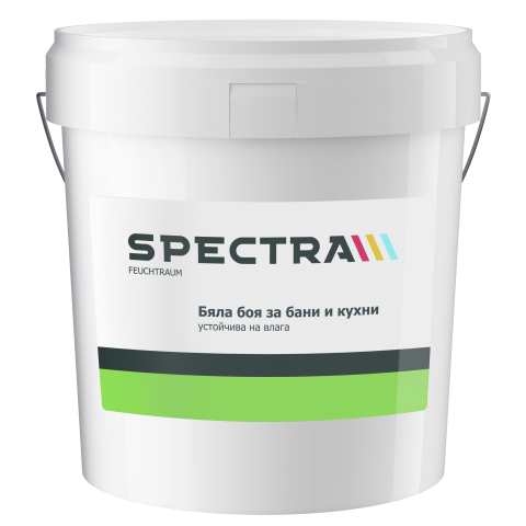 Интериорна боя за бани и кухни Spectra 10 л - Бои за баня и кухня