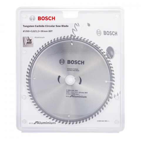 Циркулярен диск ECО ALU 250x3.0x30 80T Bosch - Циркулярни дискове