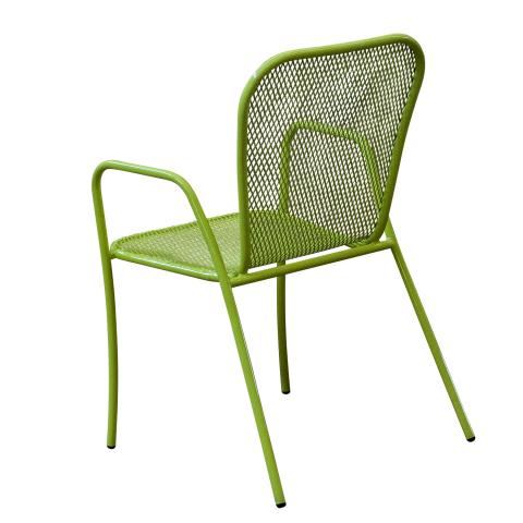 Стол ЛИДО метален, светло зелено, снимка 4 - Метални гарнитури