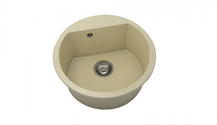 Кухненска мивка с борд Полимермрамор FAT/2230300/ Ф51 - Гранитни мивки